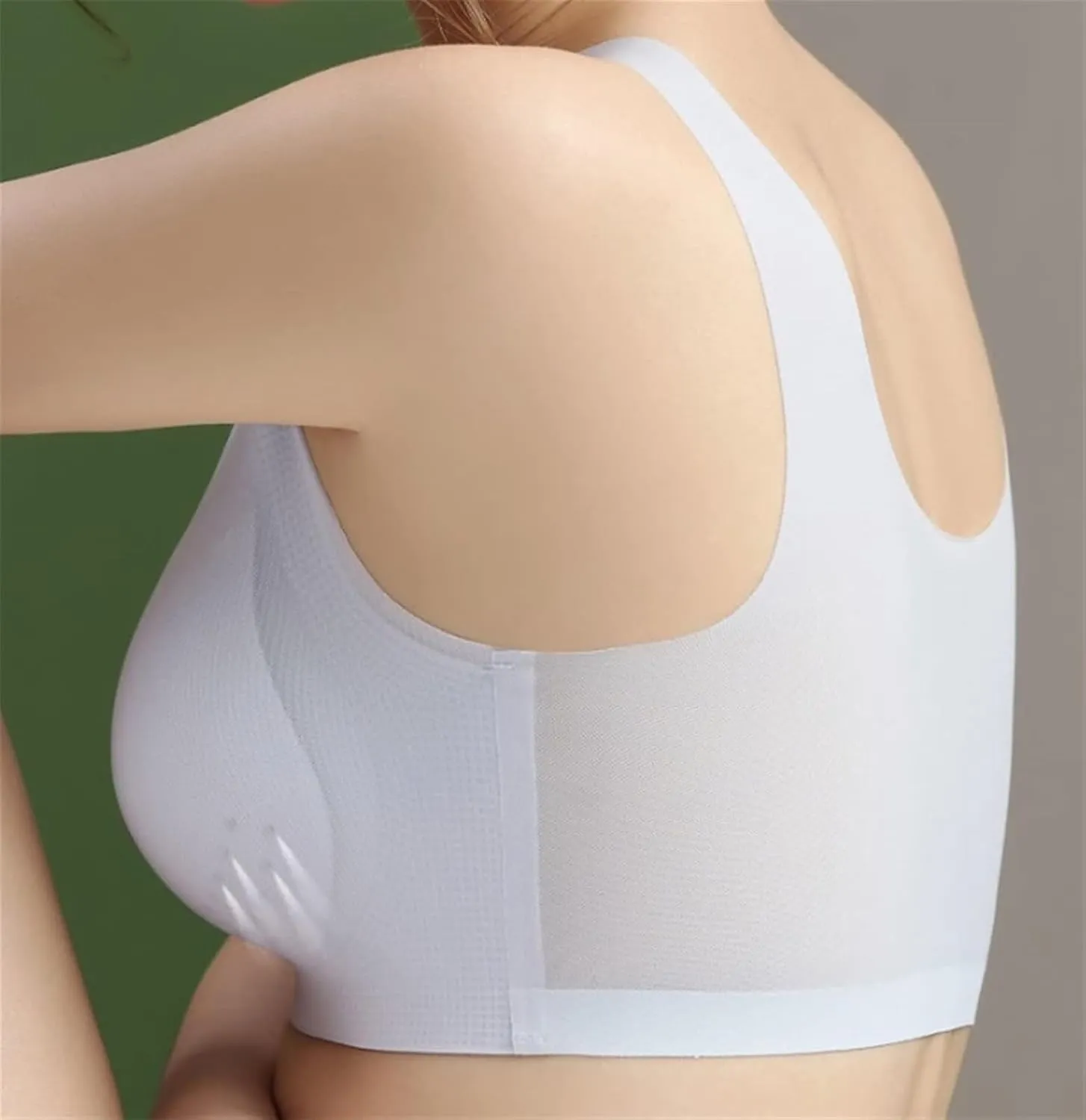 Womens Seamless Bra Summer Lightweight No Underwire Mastectomy Bra Mesh Breathable Bras Ultra Thin Ice Silk Bras