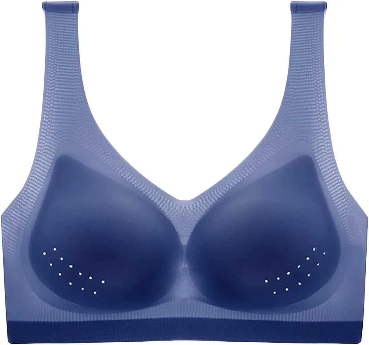 Womens Seamless Bra Summer Lightweight No Underwire Mastectomy Bra Mesh Breathable Bras Ultra Thin Ice Silk Bras