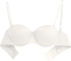 Women's Seamless No Underwire Bra Soft Push Up Comfy Breathable Bra Spaghetti Strap Wireless Lift Everyday Bralettes