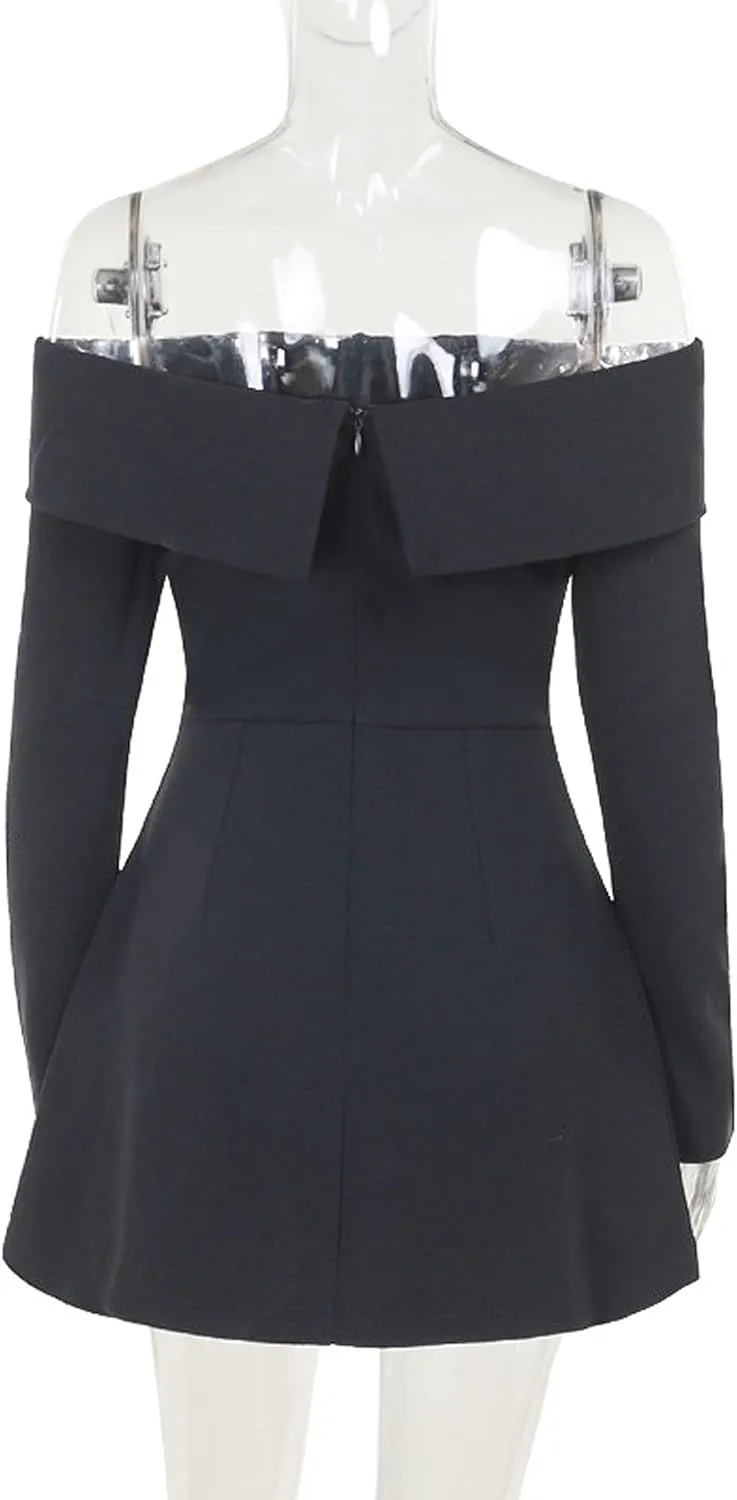 Women's Strapless Tube Mini Dress A Line Bodycon Short Dress Formal Elegant Evening Dresses