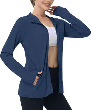 Womens Sunscreen Jacket Hoodies Sweater Long Sleeve Pockets Outdoor Lattice Splicing Pullover Sweatshirts Coats