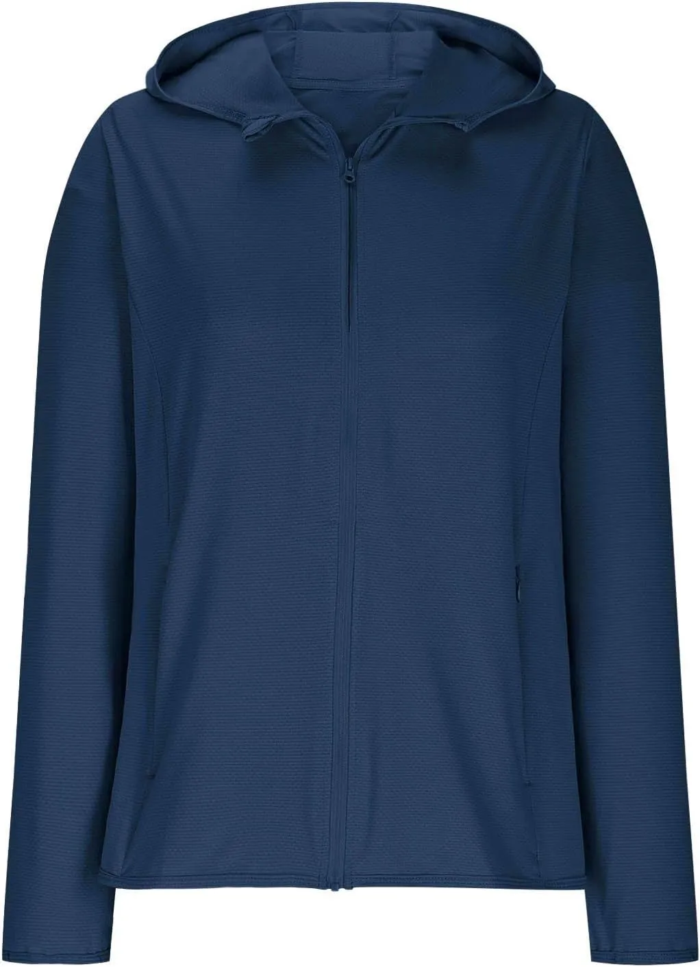 Womens Sunscreen Jacket Hoodies Sweater Long Sleeve Pockets Outdoor Lattice Splicing Pullover Sweatshirts Coats