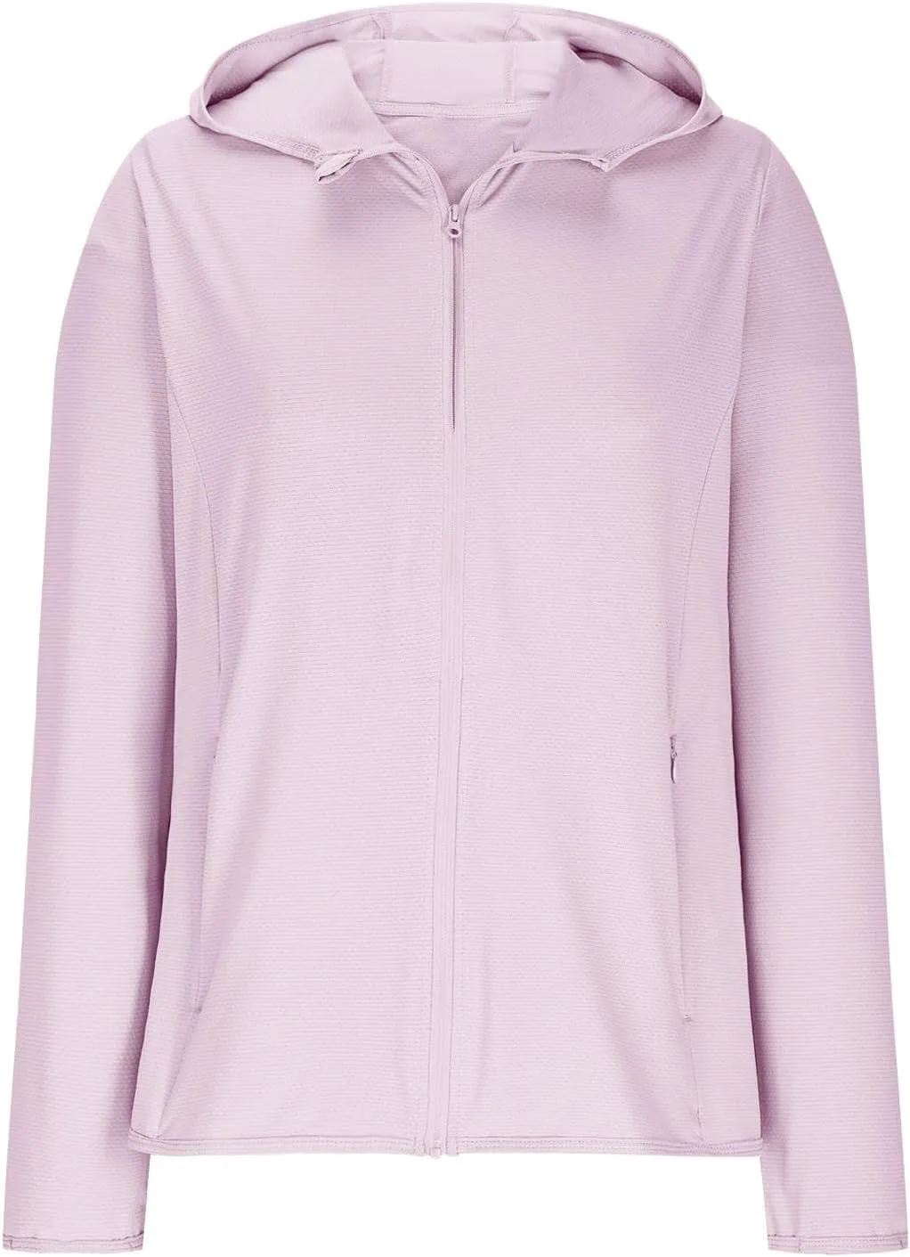 Womens Sunscreen Jacket Hoodies Sweater Long Sleeve Pockets Outdoor Lattice Splicing Pullover Sweatshirts Coats