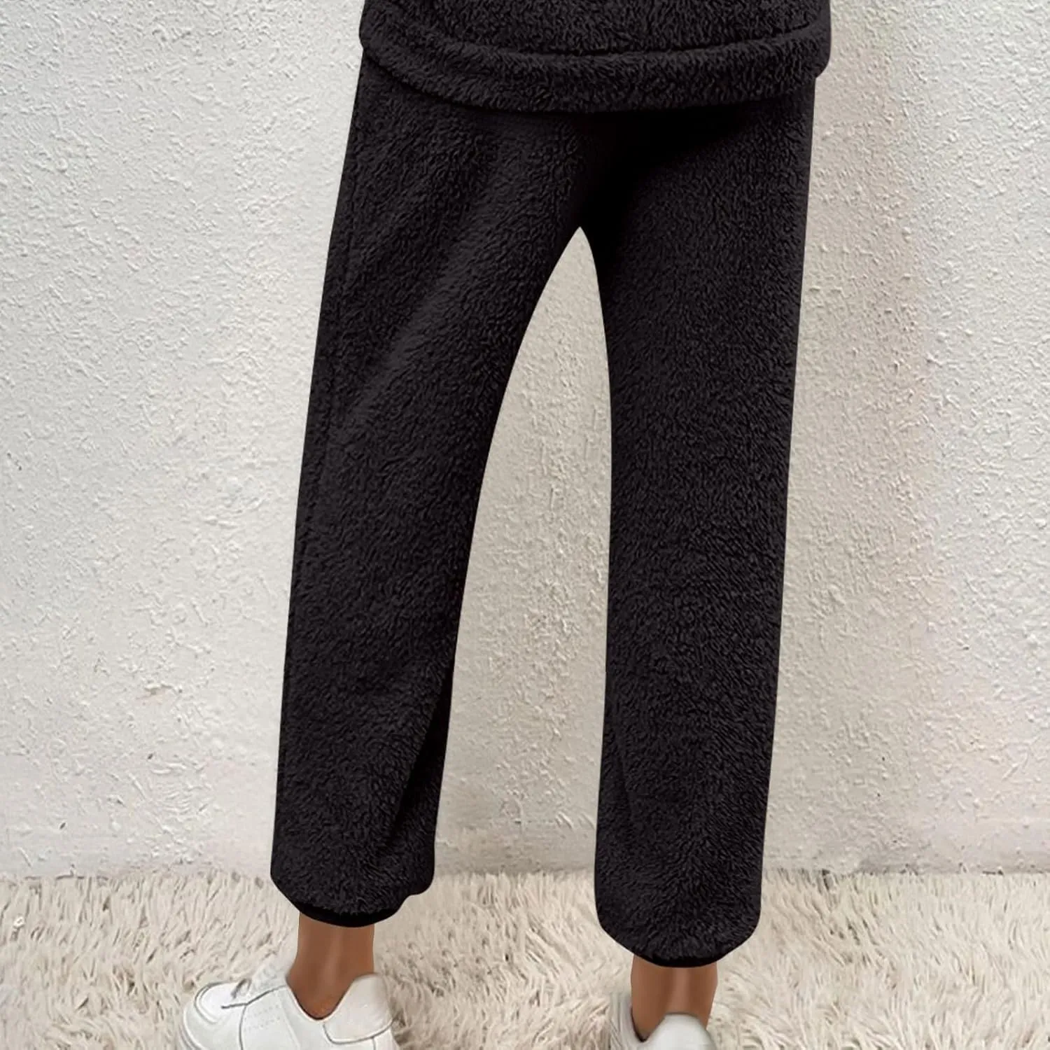 Womens Winter Cozy Lounge Pants Warm Soft Fleece Pajama Bottoms Sleepwear Sherpa Lined Athletic Active Sweatpants