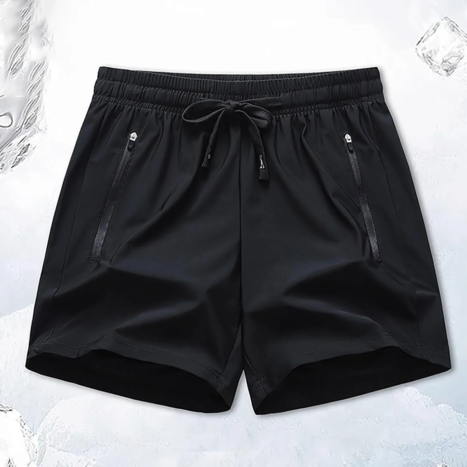 Womens Workout Gym Shorts Quick Dry Breathable Summer Bermuda IceActive Pants Athletic Workout Shorts with Pockets